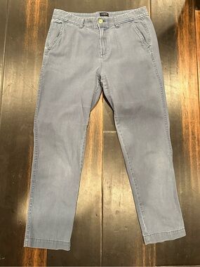 J.Crew Slim Chino Pants Blue Cropped Preppy Casual Size 2